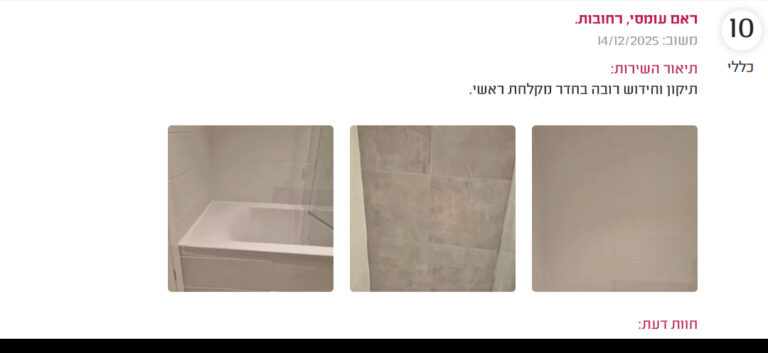 ביקורת מדרג אביאל הר ציון 4